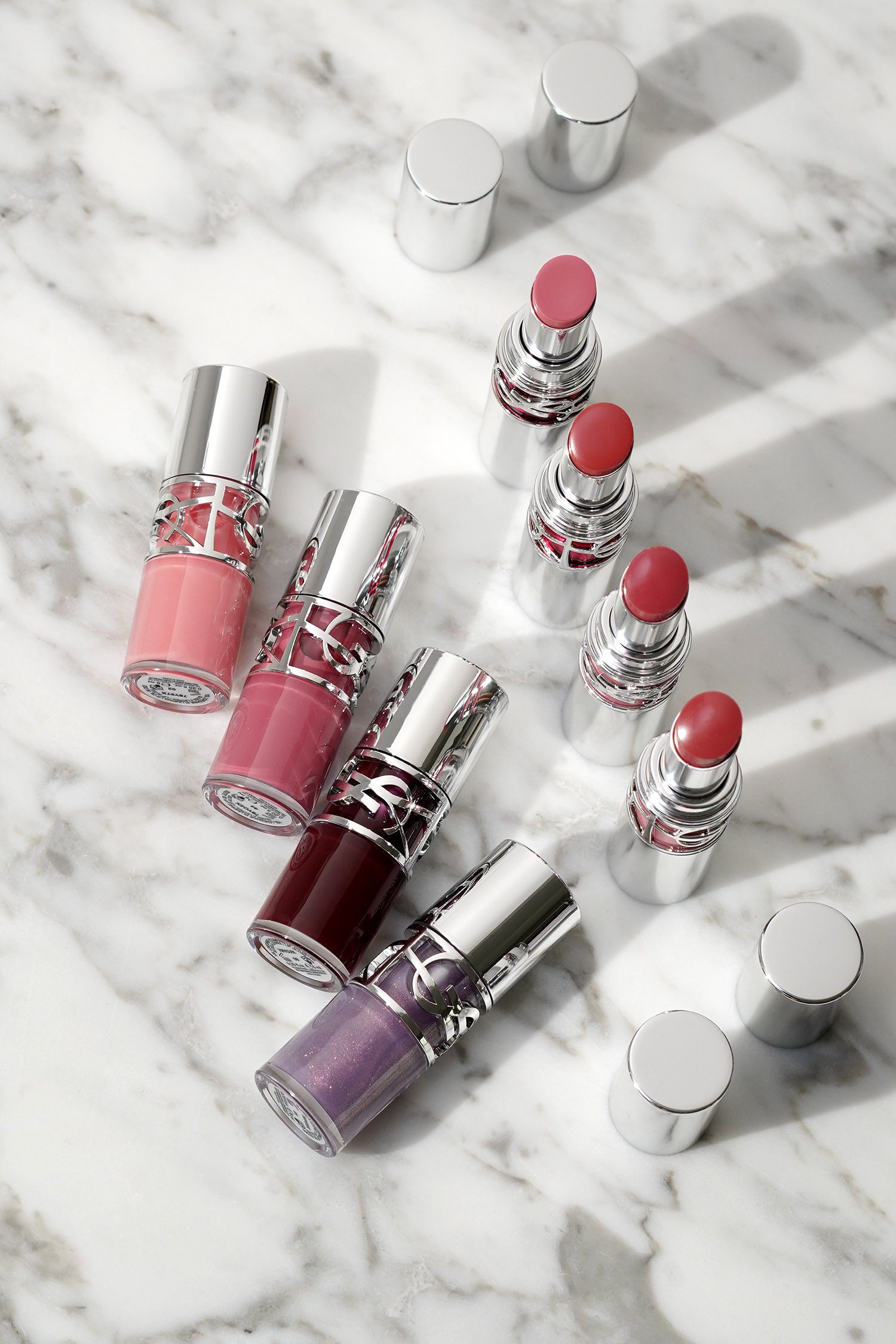 New YSL Loveshine Plumping Lip Oil, Loveshine + Candy Glaze Shades