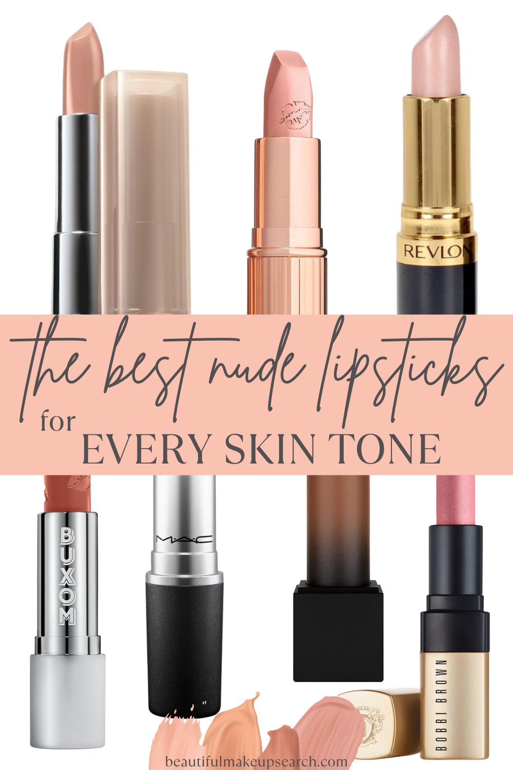 The Best Nude Lipstick Shades for Every Skin Tone