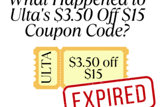 What Happened to Ulta’s $3.50 Off $15 Coupon Code?
