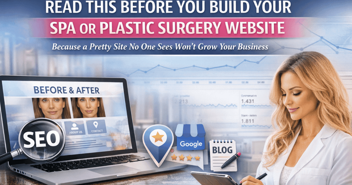 Read This Before You Build Your Spa or Plastic Surgery Website Read This Before You Build Your Spa or Plastic Surgery Website